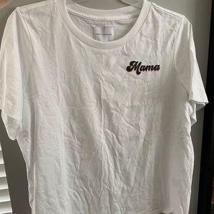 Mama white tshirt